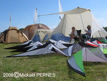 photographie aérienne par cerf-volant penvins 2007